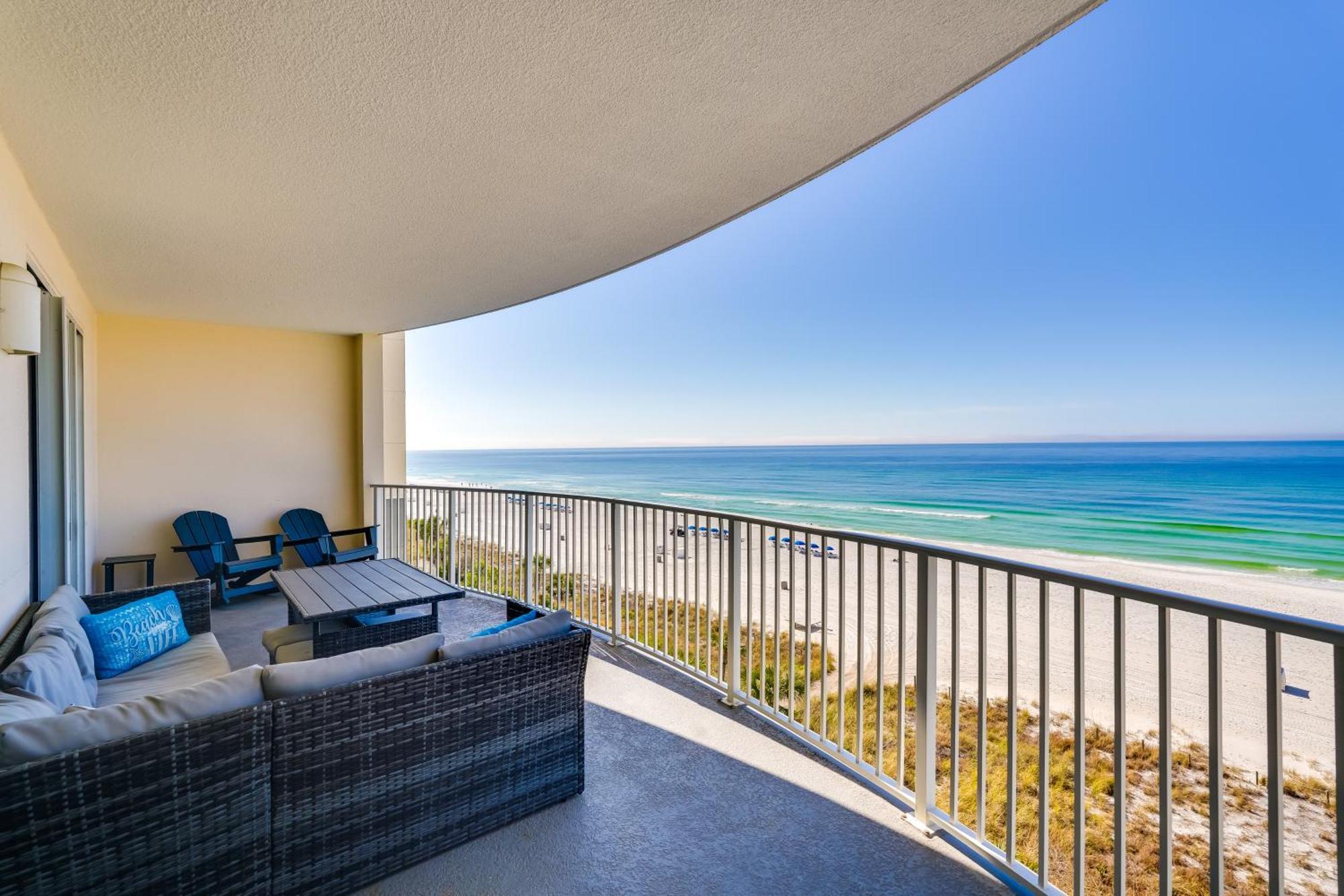 High-Rise Pcb Condo With Oceanfront Views And Pool! Panama City Beach Esterno foto